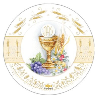 HOSTIE 21 CM "MA PREMIÈRE COMMUNION" (PIÈCE)