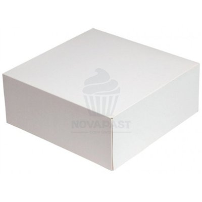 BOÎTE À PÂTES BLANCHE 33X33 "HAUTEUR 5CM" (UNITÉ)