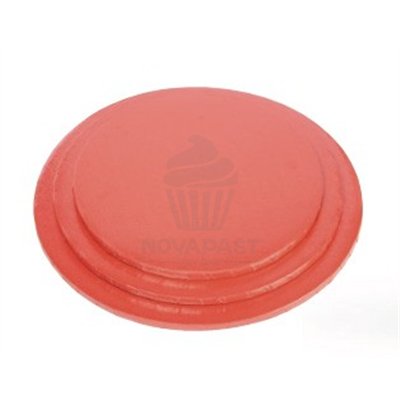 BASE POUR GÂTEAU "ROUGE" RONDE 35 CM (PIÈCE)