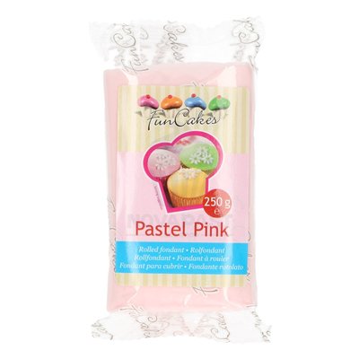 FONDANT FUNCAKES JAUNE PASTEL (PAQ. 250 GR)