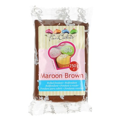 FONDANT FUNCAKES MARRON (PAQ. 250 GRS)