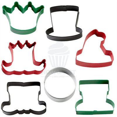 ENSEMBLE WILTON DE 7 DÉCOUPOIRS DE NOËL (PIÈCE)