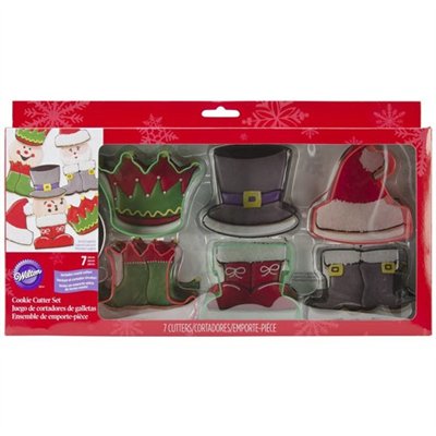 WILTON SET CORTADORES 7 PIEZAS NAVIDAD (UND)