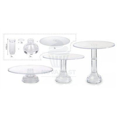 EXPOSITEUR POUR GÂTEAUX MODECOR "BRIGHT" (PIÈCE)