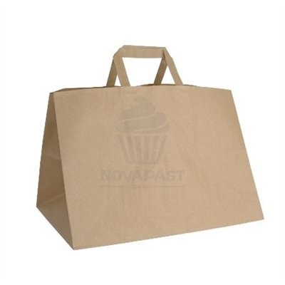 SACO DE PAPEL "SAKY 32X20X23 CMS" KRAFT (UND)