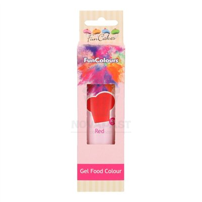 FUNCAKES COLORANT EN GEL "ROUGE" (TUBE 30 GR)