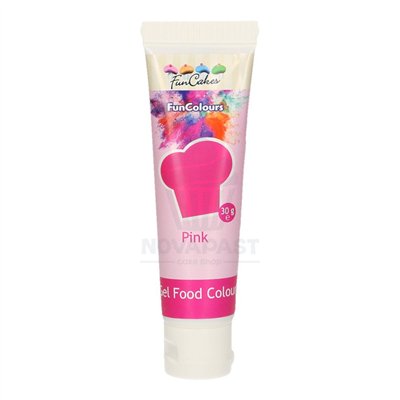 COLORANT EN GEL FUNCAKES "ROSE" (TUBE 30 GR)