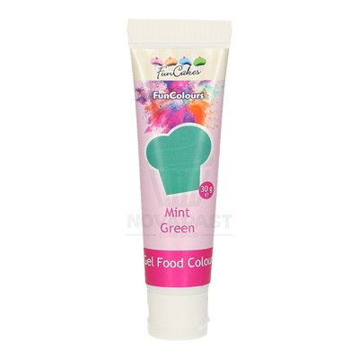 FUNCAKES COLORANT EN GEL VERT MENTHE (TUBE 30 GR)