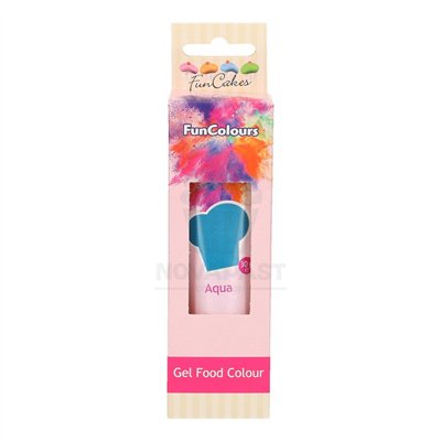 FUNCAKES COLORANT EN GEL "AQUA" (TUBE 30 GRAMMES)