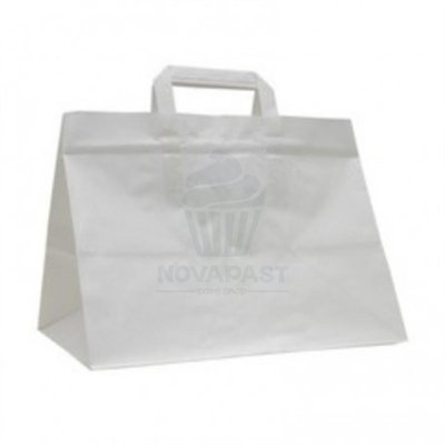 SACO DE PAPEL "SAKY 32X22X25 CMS" BRANCO (UND)