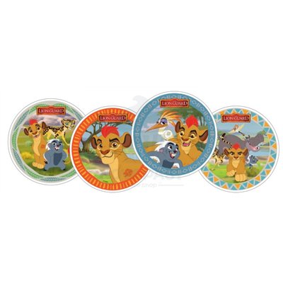 OBLATE RONDE "LE ROI LION" 21 CM (PIÈCE)