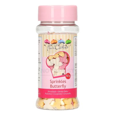 SPRINKLE MÉLANGE DE PAPILLONS FUNCAKES (POT DE 50 GR.)
