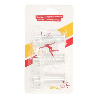 ENSEMBLE DE FRAISES AVEC ÉJECTEUR COURONNES (3 PCS)