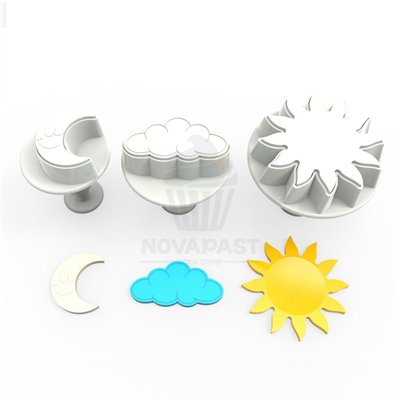 ENSEMBLE DE DÉCOUPOIRS CIELO (3 PCS)