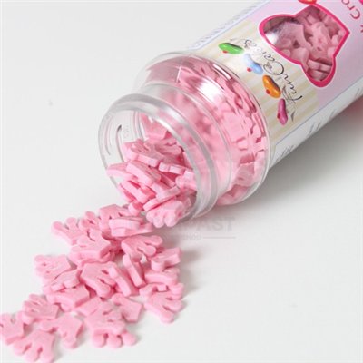 FUNCAKES CORONITAS ROSAS (POTE 45 GRAMAS)