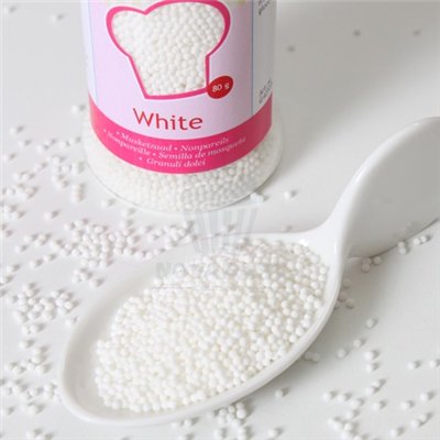 MICROPERLAS BLANCAS FUNCAKES (BOTE 80 GRMS)