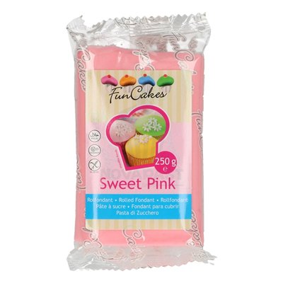 FONDANT FUNCAKES ROSA STANDARD (PAQ. 250 GRMS)