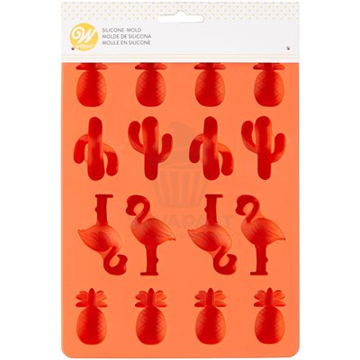 MOULE EN SILICONE WILTON CACTUS ANANAS FLAMANT (UND)