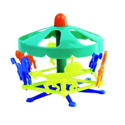 CARROUSEL MANÈGE CHEVALETS 8 CM (UND)