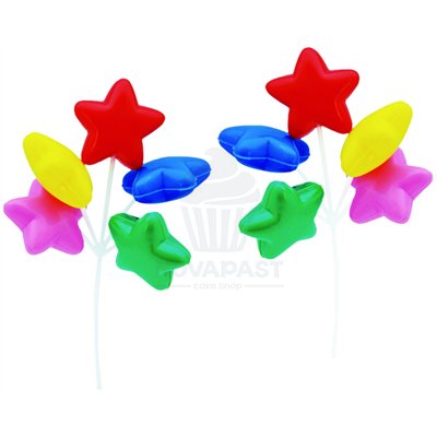 BOUQUET ÉTOILE COULEURS DÉCORATION (BOÎTE 36 PCS)