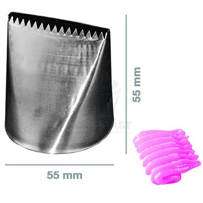 BOCAL ESPECIAL LARGO INOX. 5 CMS (UND)