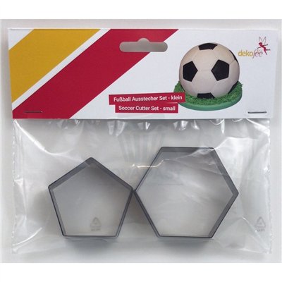 DEKOFEE ENSEMBLE DE DÉCOUPOIRS FOOTBALL GRAND (ENSEMBLE DE 2 PCS)