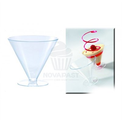 VASITO CON PEANA 125 ML (CAJA 100 UNDS)