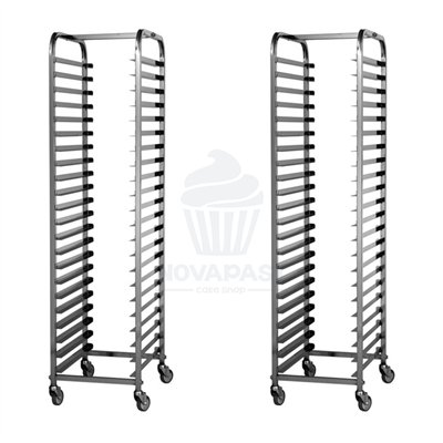 Chariot Pâtissier 22 Plateaux 60X40 Inox (Unité)