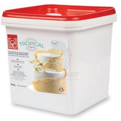 FONDANT PARA REFRIGERAR BRANCO "TROPICAL" (C. 5 KG)