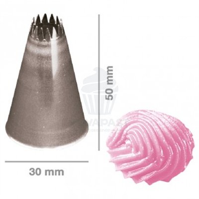 BOCAL INOX. ONDULADO 13 MM (UND)