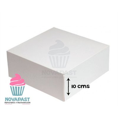 BOÎTES POUR PÂTES BLANCHES 32X32 "HAUTEUR 10 CM" (UN