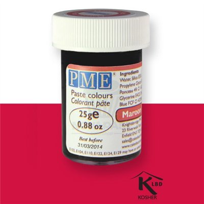 COLORANT EN PÂTE PME "ROUGE GRENAT" (25 GR)
