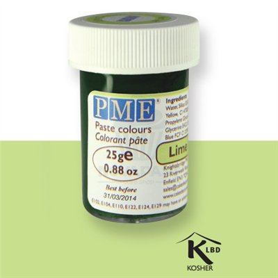 COLORANTE EN PASTA PME "VERDE LIMA" (25 GR)