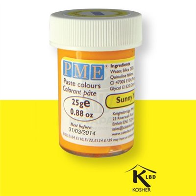 COLORANTE EN PASTA PME "AMARILLO SOLEADO" (25 GR)