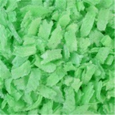 NOUILLES DE GAUFRETTE COULEUR "VERT" (SAC DE 250 GRAMMES)