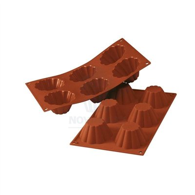 MOULE EN SILICONE BRIOCHETTE Ø 79MM HAUTEUR 37MM (PIÈCE)