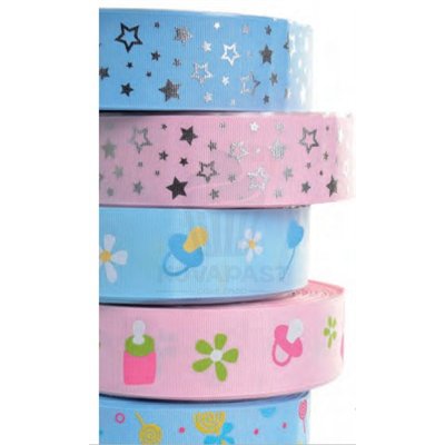 FITA DECORATIVA DE ACETATO AZUL ESTRE."H4 CMS (METRO)