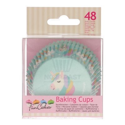 FunCakes Paper Cups Unicorn (48 pcs) magical