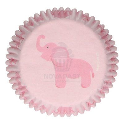 Célébrez bébé avec nos capsules FunCakes roses (48 pcs)