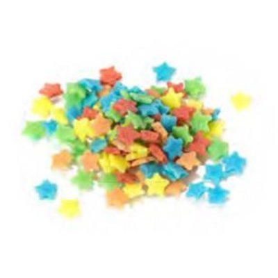 Étoiles sucrées colorées - Bocal 700g de magie