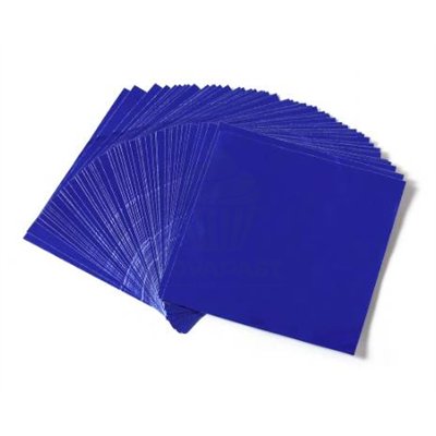 Blue Aluminum Foil 10x10 cm: Ideal for Baking