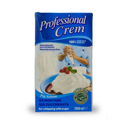 CRÈME VÉGÉTALE 100% SANS LACTOSE "PC" (BRIQUE 1 LITRE)