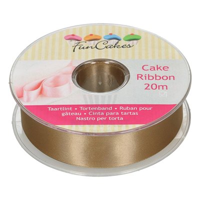 "Cinta Dorada FunCakes de 25mm para Tartas - 20 Metros de Elegancia"