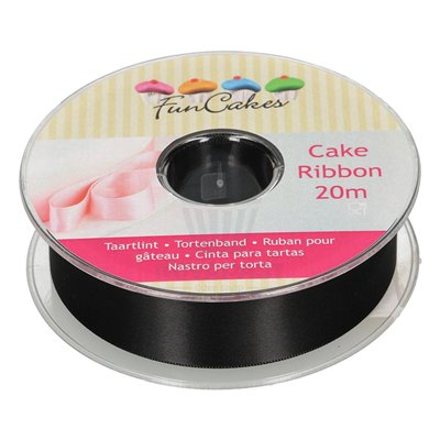 "Cinta Negra FunCakes de 25mm para Tartas - 20 Metros de Elegancia"