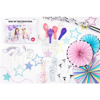 Décoration de fête licorne - Set complet PartyDeco