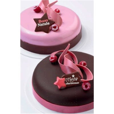 Happy Holidays Chocolate Labels - Box of 48 units