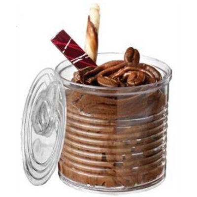 "Set de 25 Latas de Conserva Transparentes de 110 ml"