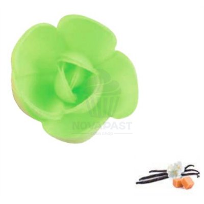 ROSA OBLEA 40MM GREEN CARAMEL FLAVOR - 51 UNITS