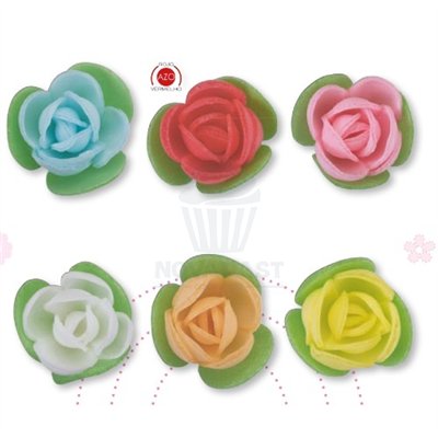 "Obleas Florales con Hojas Surtidas - Pack de 180 Unidades"