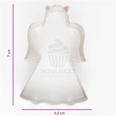 Angel Metal Cookie Cutter 7 cm - Precision and Style